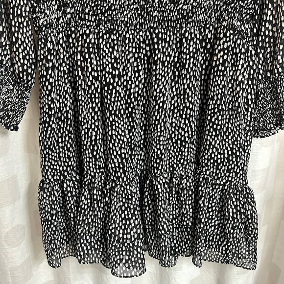 5/$25 MSK Black and White Mini Size XL women’s Dress - Picture 5 of 12